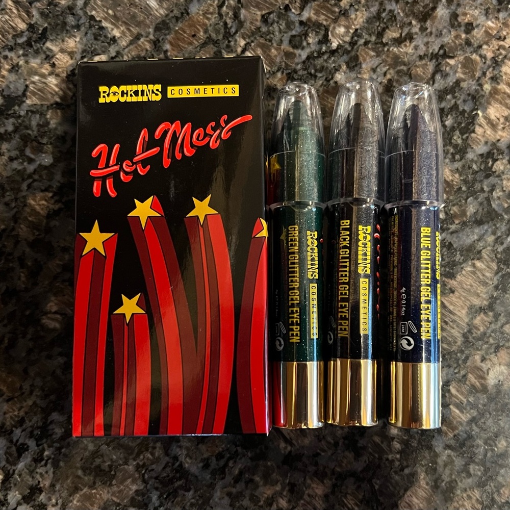Rocking Cosmetics Hot Mess Glitter Geo Eye Pen Trio